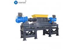 China New Model Recycling Machine Double Shaft Shredder For Wood Plastic supplier