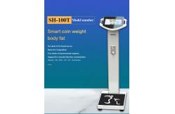 China RS232 Coin Operated BMI Ultrasonic Digital Medical Body Fat Analysis Machine Sh-100T supplier