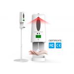 FCC 1300ml Forehead Thermometer Automatic Dispenser Refillable for sale
