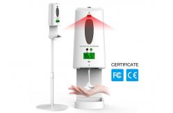 China FCC 1300ml Forehead Thermometer Automatic Dispenser Refillable supplier
