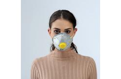 China Customized Disposable Dust Mask , FFP1/ FFP2 Cup Mask With Valve supplier