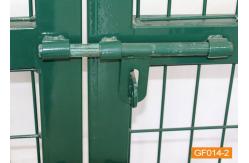 China Easy Installation PVC Coated 2*4m Metal Garden Fence Gate supplier