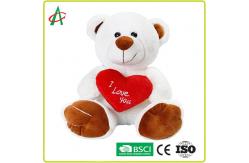China Angelber 33cm Teddy Bear Hugging A Heart Super Soft 100 Safe Material supplier