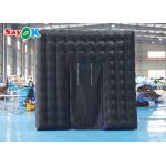 Oxford Cloth LED Inflatable Photo Booth Double Middle Door Camera Booths