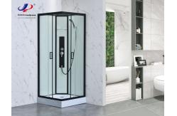 China Innovative Design Shower Room With 4/5mm Tempered Glass And Matt Black Frame supplier
