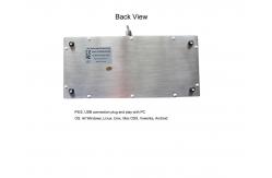 China Brushed Stainless Steel Ruggedized Keyboard IP68 Vandal Resistant supplier