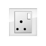 Villa Hotel Uk Standard Power Socket Round Hole Style 86mm Size for sale