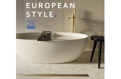 China SUS304 Linear Shower Drain 360 Rotation European Style Wet Room Shower Waste supplier
