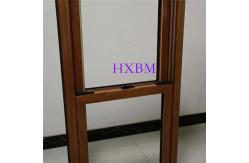 China 70mm Depth 6063 -T5 Aluminum Single Hung Windows Anodized supplier