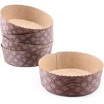 Disposable Round Paper Baking Mold Round Cake Pan 4 Inches for sale