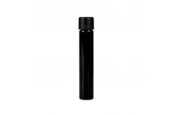 China Matte Black Glass Pre Roll Tube For Cigarettes Childproof Joint Tube supplier