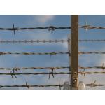 Garden Anti-Theft Anti Climb Single Strand PVC Coated Iron Barbed Wire for sale