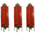 Chlorine Plastic Anti Rust 6t/H Spiral Chute Separator and ore dressing machine manufacturer for sale