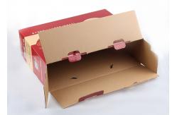 China Green Tea / Dried Food Recycled Paper Gift Boxes with Handle / Ribbon supplier