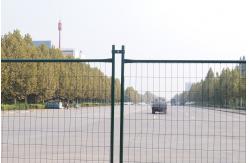 China PVC Coating Temp Construction Fence For Crowd Control supplier