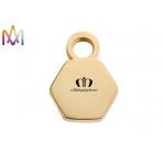 Pentagon Engraved Charm Tags for sale