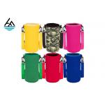 Colorful Printed Can Cooler Bag , Neoprene Can Cover Simple Fashion Diving Material for sale