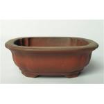 Mini Purple Clay Ceramic Indoor Pots , Square Ceramic Bonsai Pots for sale
