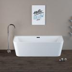 Fresh Pure Acrylic Sheet Free Standing Bathtub 150cm 160cm 170cm 180cm Size for sale