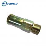 Colored Zinc Plated Threaded Joint CNC Steel Turned Parts for sale