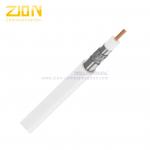 Tri-Shield RG11 Coaxial Cable 14 AWG CCS Conductor CM Rated PVC Non-Plenum for sale