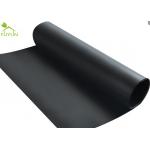 LLDPE Impervious Geotextile Membrane , Black Pond Liner For Sea Cucumber Pool for sale