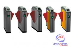 China Fast speed passing metro Flap Barrier Gate with automatic Reset Functions supplier