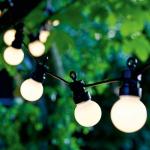Camping Ball Light String Connected To Outdoor Horse Racing LED Light