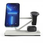 All In One Samsung Smartwatch Charger Smart Watch 15W Wireless Charger Black And White for sale
