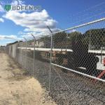 6 9 10 Gauge Cyclone Wire Fence 4ft 5ft 6ft 7ft 8ft 10ft Industry Galvanized Chain Link Fences Roll for sale