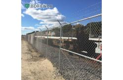 China Heavy Duty Galvanized 8' High 6ft Diamond Mesh Fence Gate Panel supplier