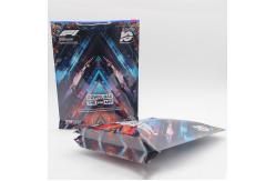 China HACCP Flat Bottom Plastic Bags 4oz Resealable Pouch Packaging supplier