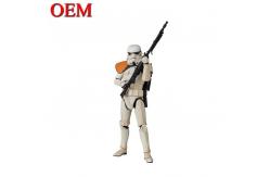 China Customized White Clone Soldier Joint Movable Ornament Action Figure For Kids supplier