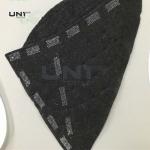 Glue Sewing Shoulder Pads , Black Jacket Shoulder Pads Polyester