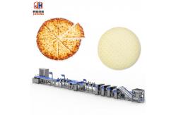 China 5000pcs/H Frozen Pizza Manufacturing Equipment Automatic Tortilla Maker Rotary Cutter supplier