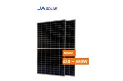 China Half 144 Cells Mono 455w White Backsheet JA Solar Panel supplier