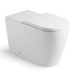 Bathroom Ceramic Disabled Toilet Set Height Adjustable Slip Resistant for sale