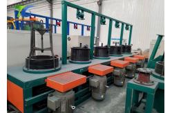 China Vertical Pulling 6.5mm Iron Wire Rod Drawing Machine 750KG supplier