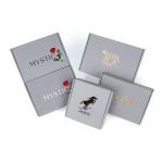 Biodegradable Grey Paper Packaging Box For T Shirt FSC Certified for sale