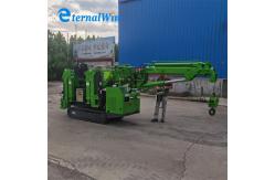 China Efficient Small Crawler Crane Telescopic Boom Electric Spider Crane For Versatile supplier