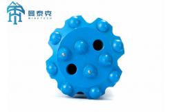 China Spherical Shape Thread Button Bit 64mm Diameter For Tunneling And Drifting supplier