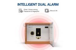 China Dual Alarm Simple Design Smart Box Safe Bedside Table Thickened Bolts supplier