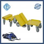 OEM Steel Snowmobile Casters Wheels Universal 1500 Pounds Snowmobile Ski Dolly Set for sale