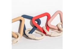 China Best Interactive Knotted Rope Triangle Tug Training Toysfor Large Dogs supplier