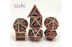 China Sturdy Nontoxic Resin Dice Set , Multipurpose Tiny Polyhedral Dice supplier