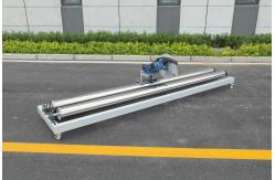 China 3m Length Semi-Automatic Sticker Vinyl And Tarpaulin Flex Banner Roll Cutting Machine supplier