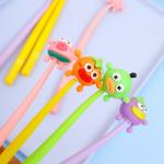 Cute Novelty Gel Ink Pens Cartoon Animal 0.5 Mm Black Ink Pens Bulk For Kids Office School Supplies Christmas Party Gift for sale