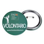 Tin Button Metal Pin Badges Non - Toxic Pin Button Badge For Advertising