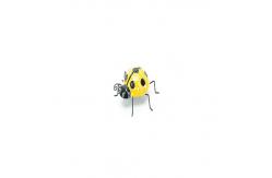 China Ladybug Metal Yard Ornaments Decor Waterproof And Recyclable supplier