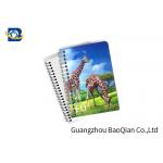 A4 A5 A6 3D Lenticular Notebook Eco - Friendly Material For Student Stationery